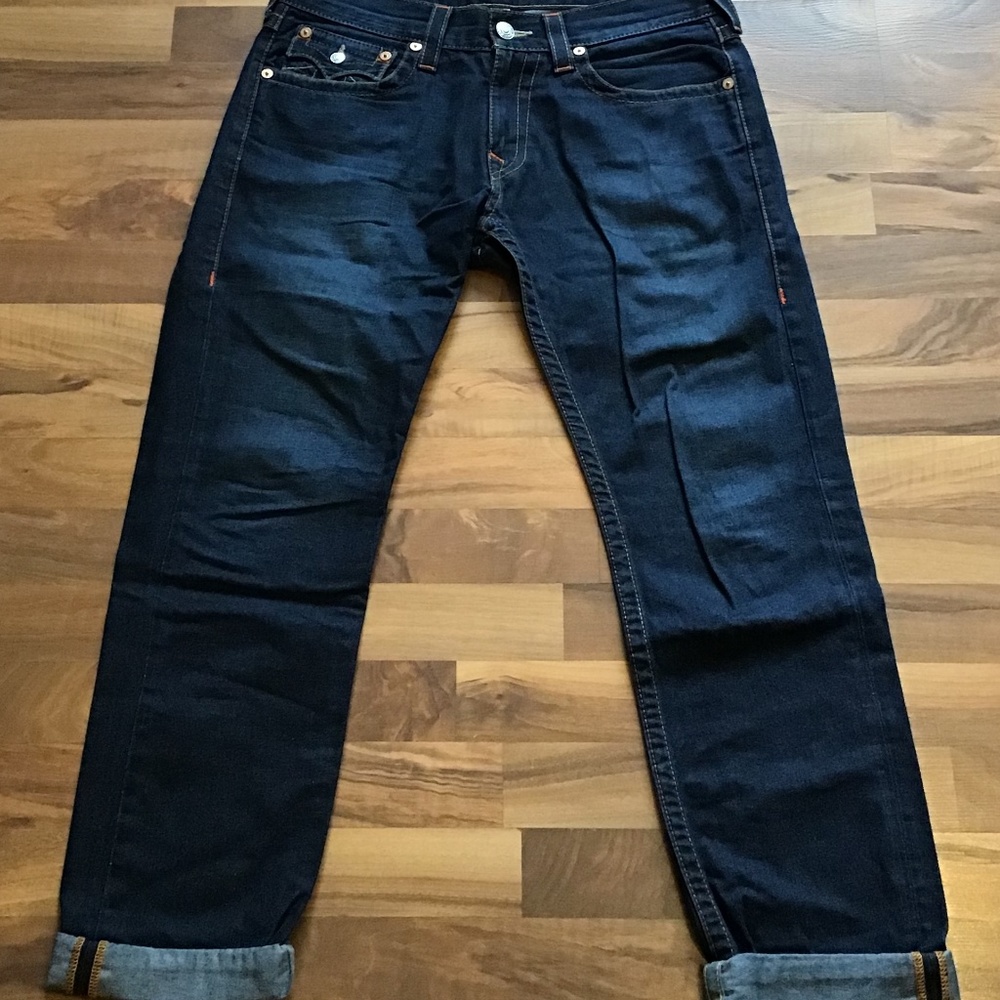 True Religion Slim Blue Jeans